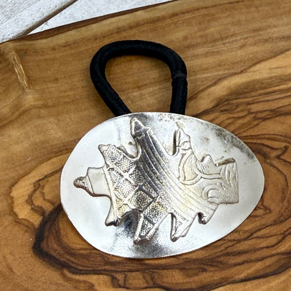 Hair Tie with Oak Leaf