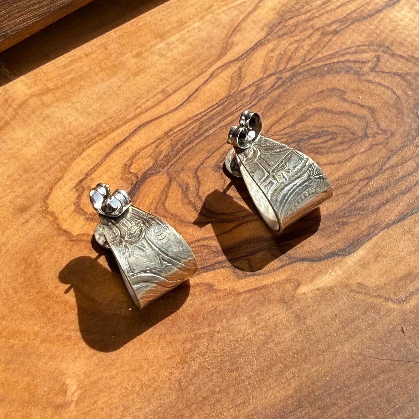Silver Cuff Earrings - Medium