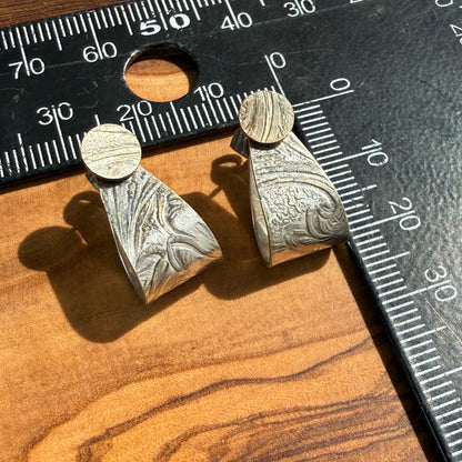 Silver Cuff Earrings - Medium
