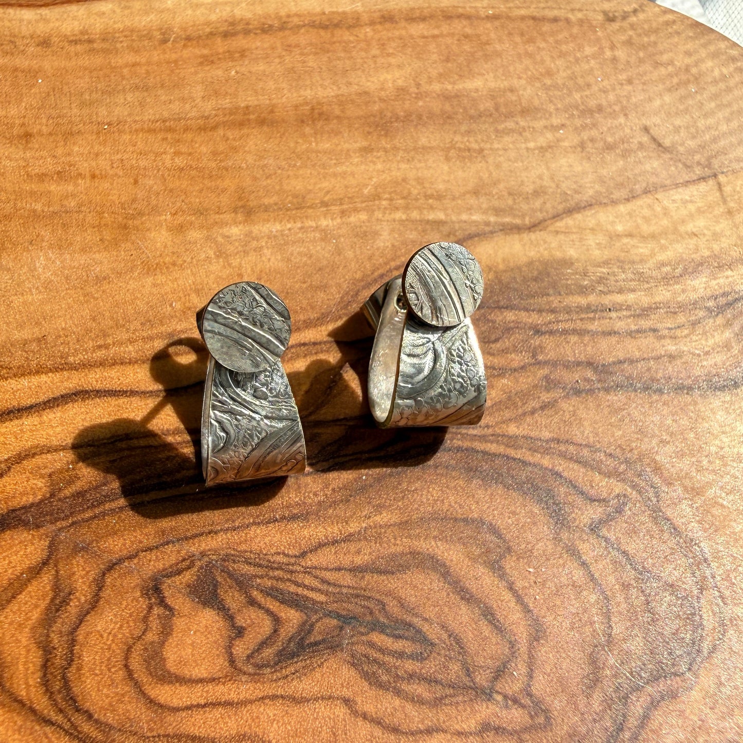 Silver Cuff Earrings - Small