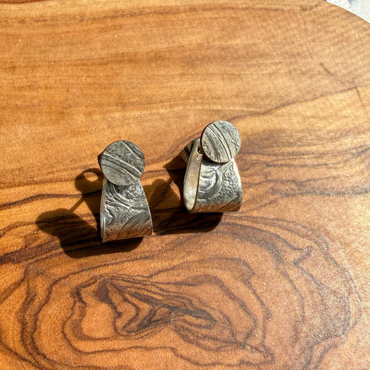 Silver Cuff Earrings - Small