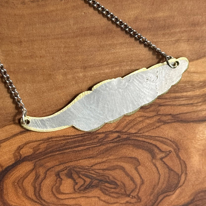 Silver Feather Pendant