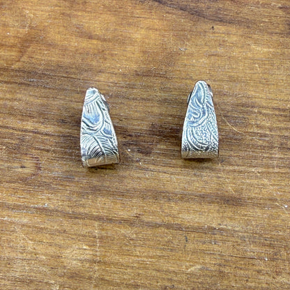Silver Serving Tray Earrings