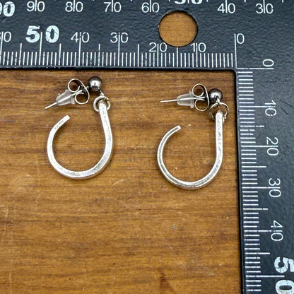 Fork Tine Earrings in "Hoop" shape