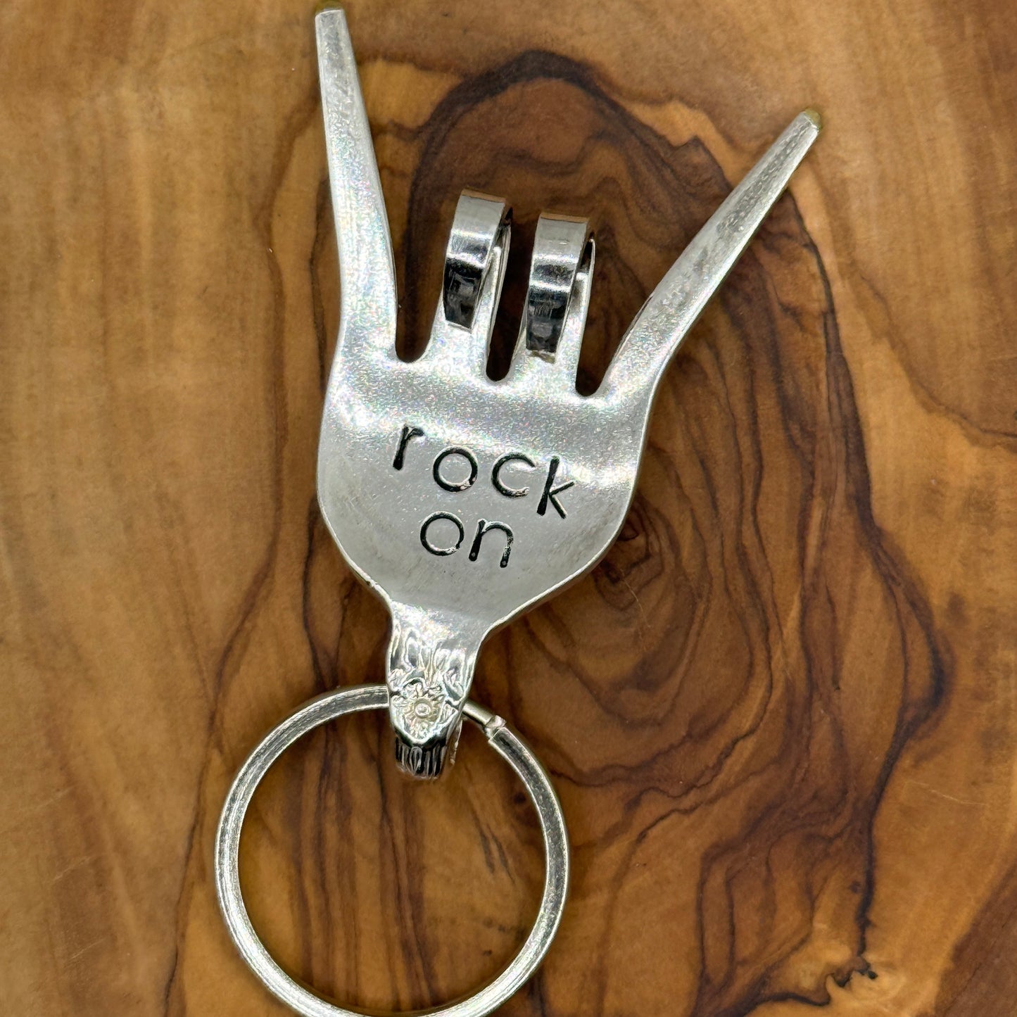 Rock On Keychain