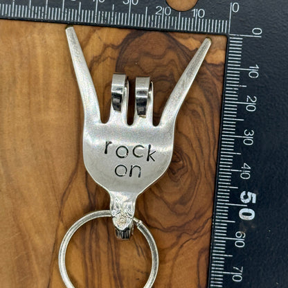 Rock On Keychain