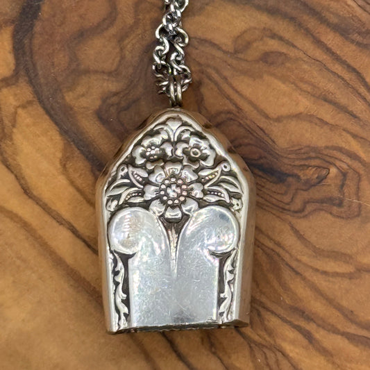Silver Fairy Bell Pendant