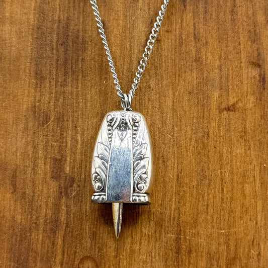 Silver Fairy Bell Pendant