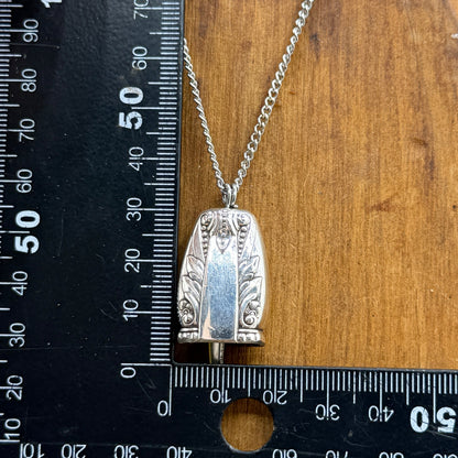 Silver Fairy Bell Pendant