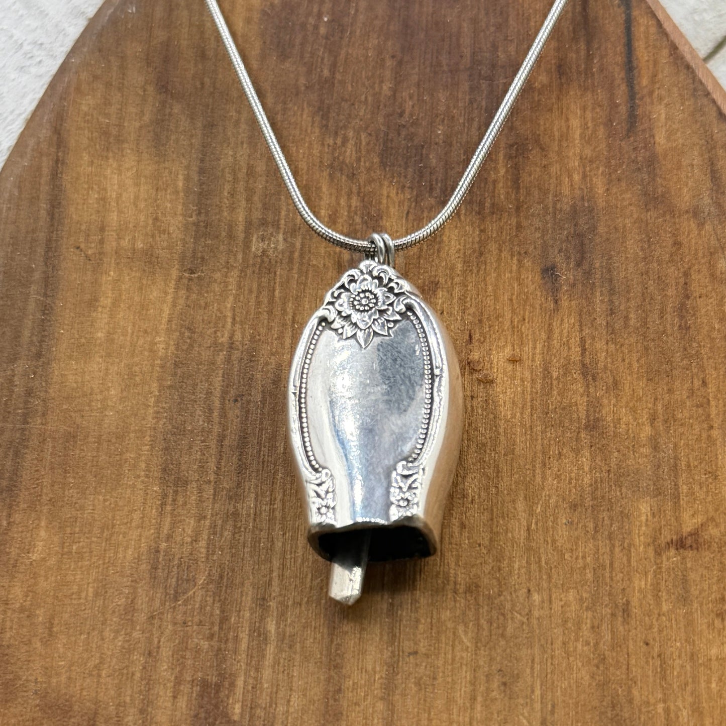 Silver Fairy Bell Pendant