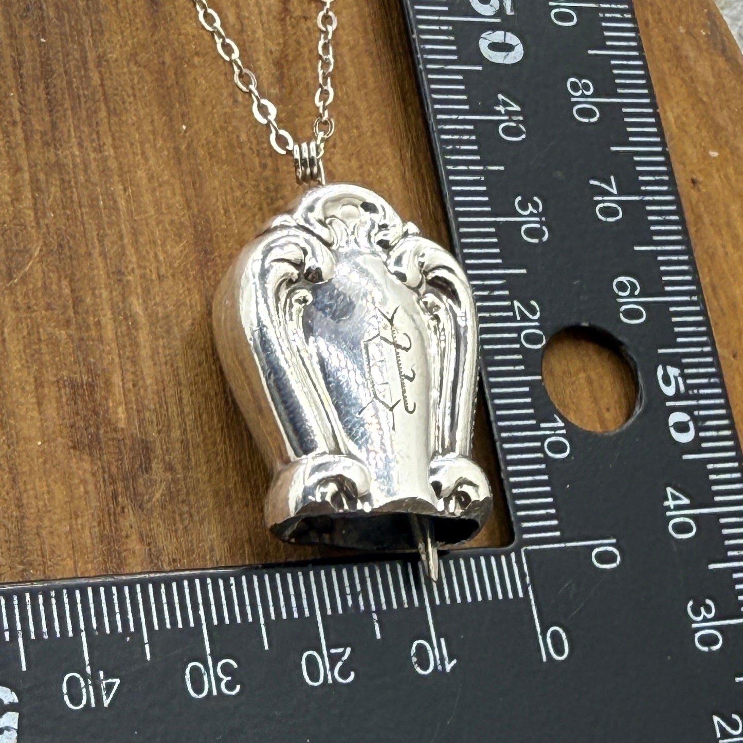 Silver Fairy Bell Pendant