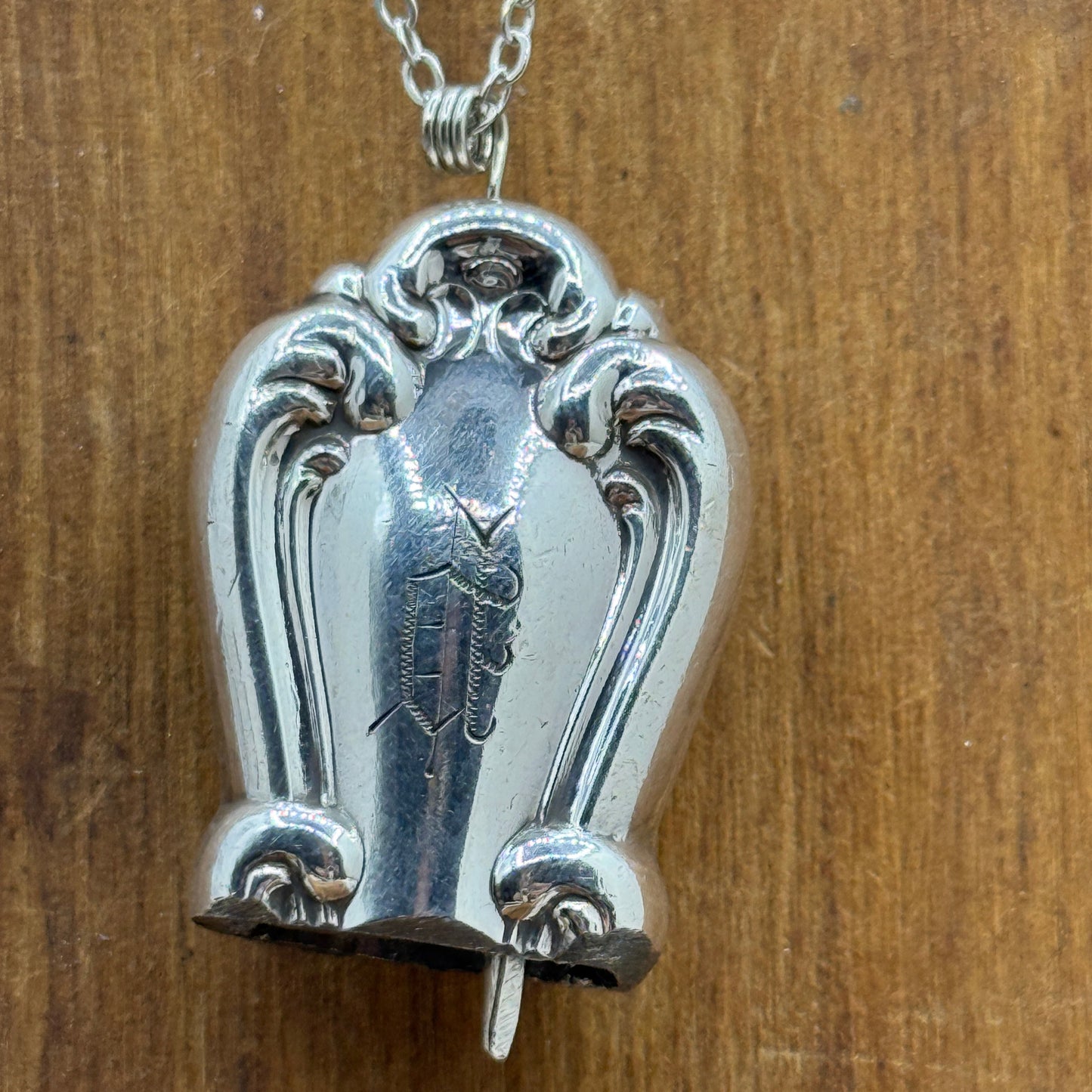Silver Fairy Bell Pendant