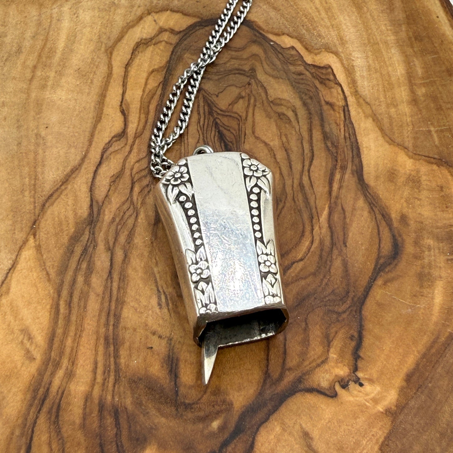 Silver Fairy Bell Pendant