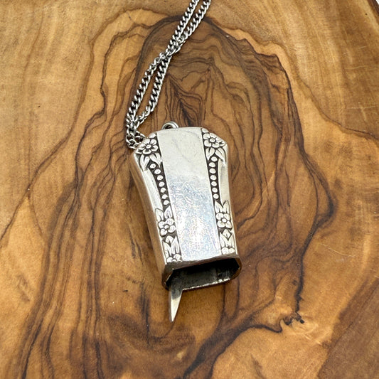 Silver Fairy Bell Pendant