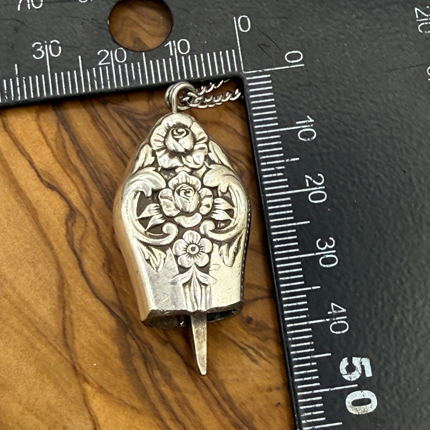 Silver Fairy Bell Pendant