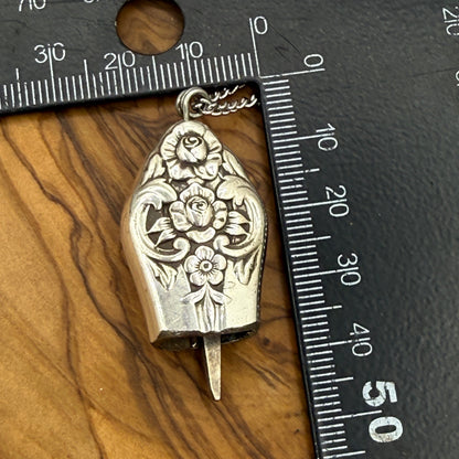 Silver Fairy Bell Pendant