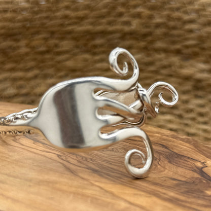 Silver Fork Bracelet