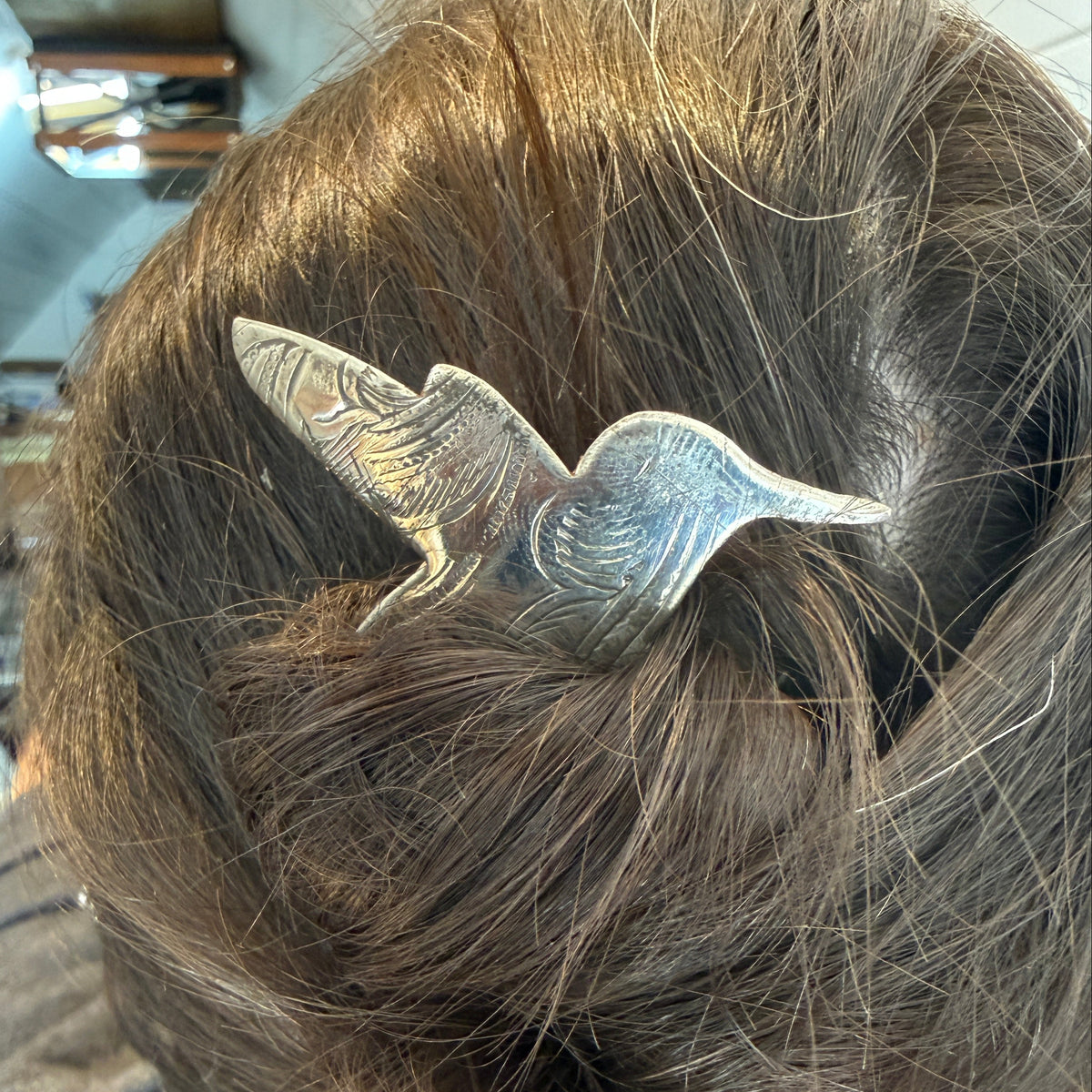 French Hair Pin Hummingbird
