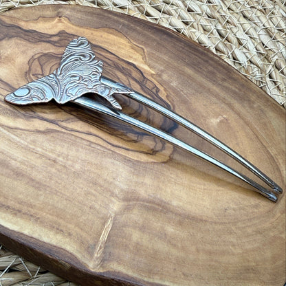 French Hair Pin Lunar Moth
