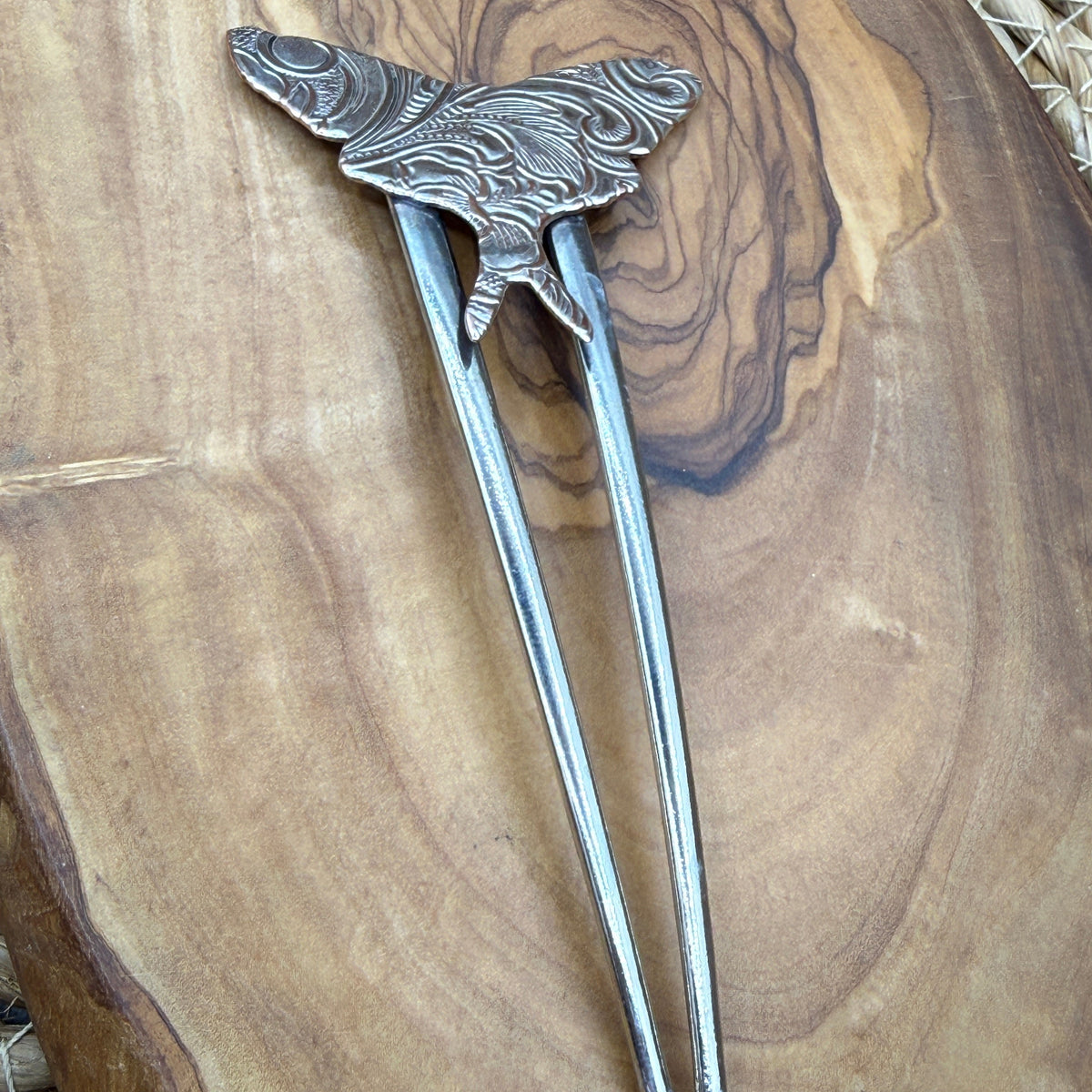 French Hair Pin Lunar Moth