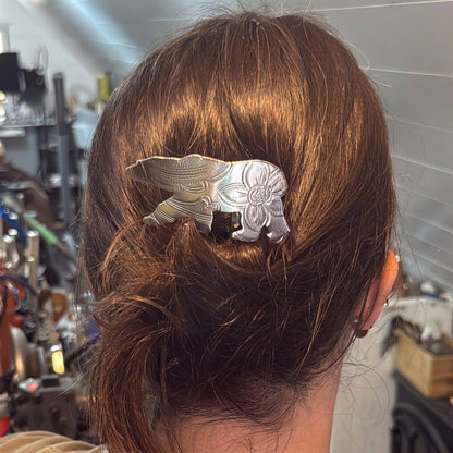 French Hair Pin - Bear