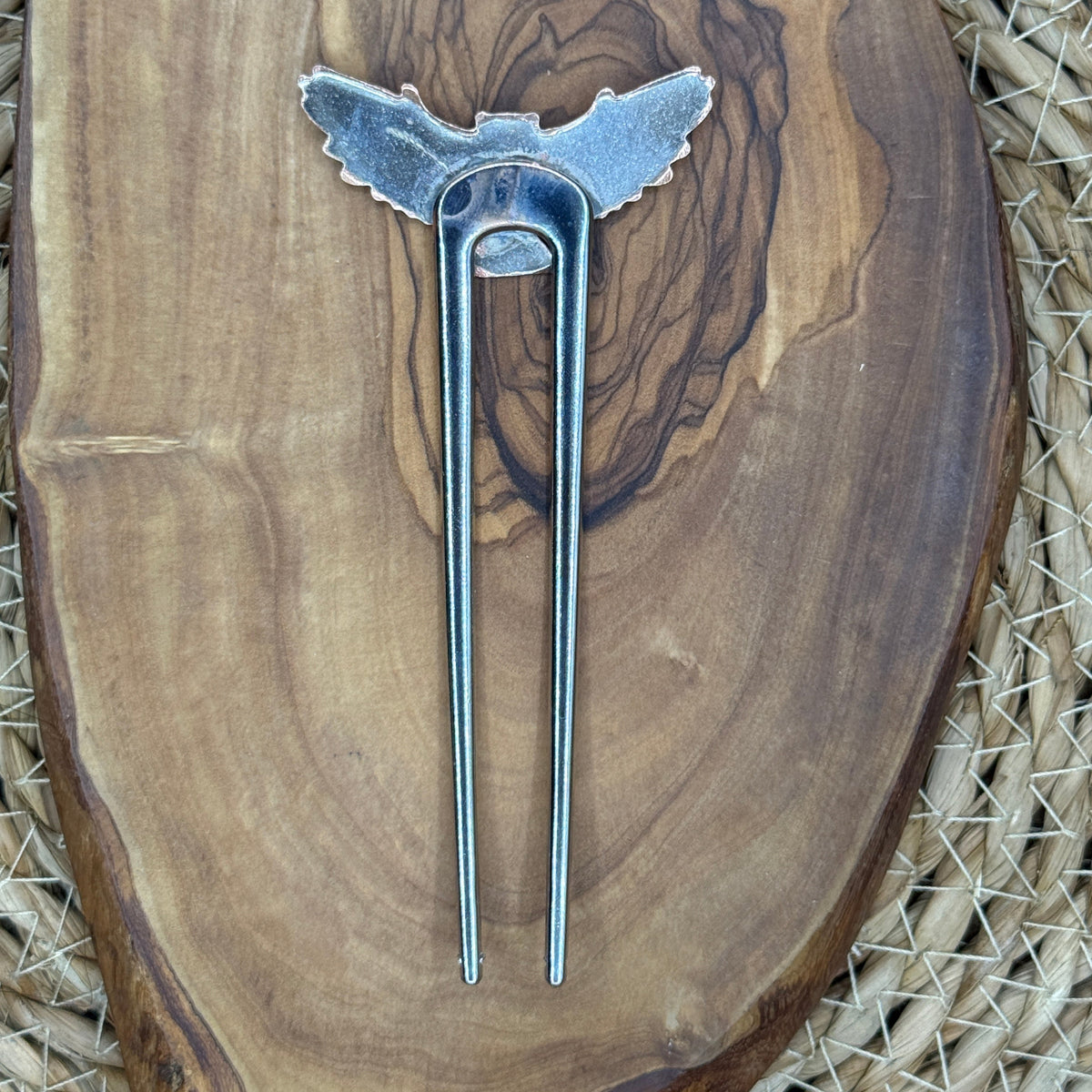 French Hair Pin - Owl/Bird