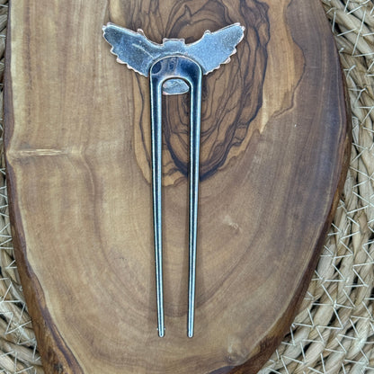 French Hair Pin - Owl/Bird