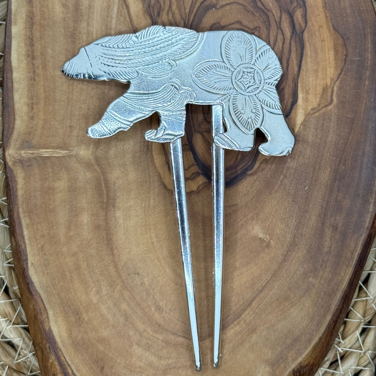 French Hair Pin - Bear