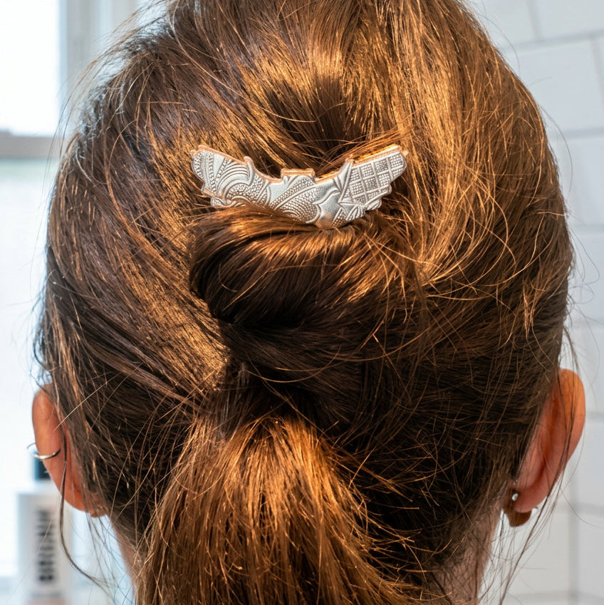 French Hair Pin - Owl/Bird