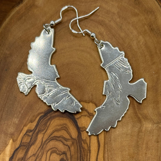 Silver Bird Earrings