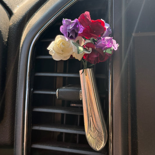 Car Air Freshener, Essential Oil Diffuser or Mini Vase made from Antique Knife Handles