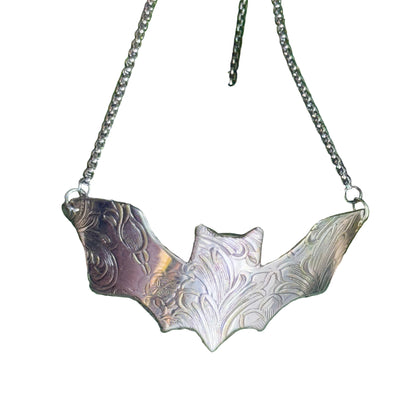 Silver Bat Bracelet