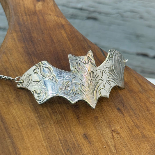 Silver Bat Bracelet