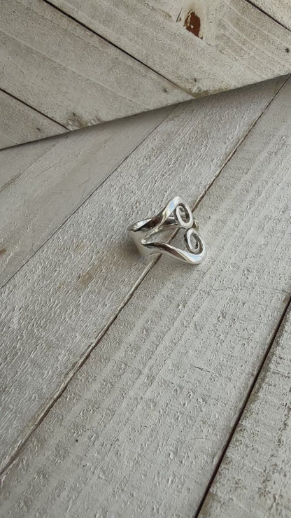 Fork Heart Ring