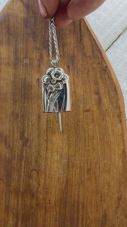Silver Fairy Bell Pendant