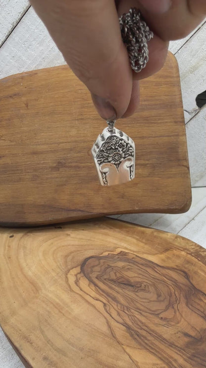 Silver Fairy Bell Pendant