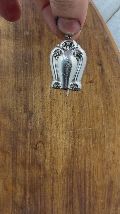 Silver Fairy Bell Pendant